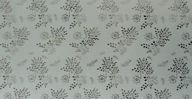 Beispiel 3: Reproduktion eines aufwendigen Musselinendlosmusters.
